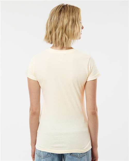 Tultex 213m Women’s Fine Jersey Slim Fit T-shirt - Vintage White