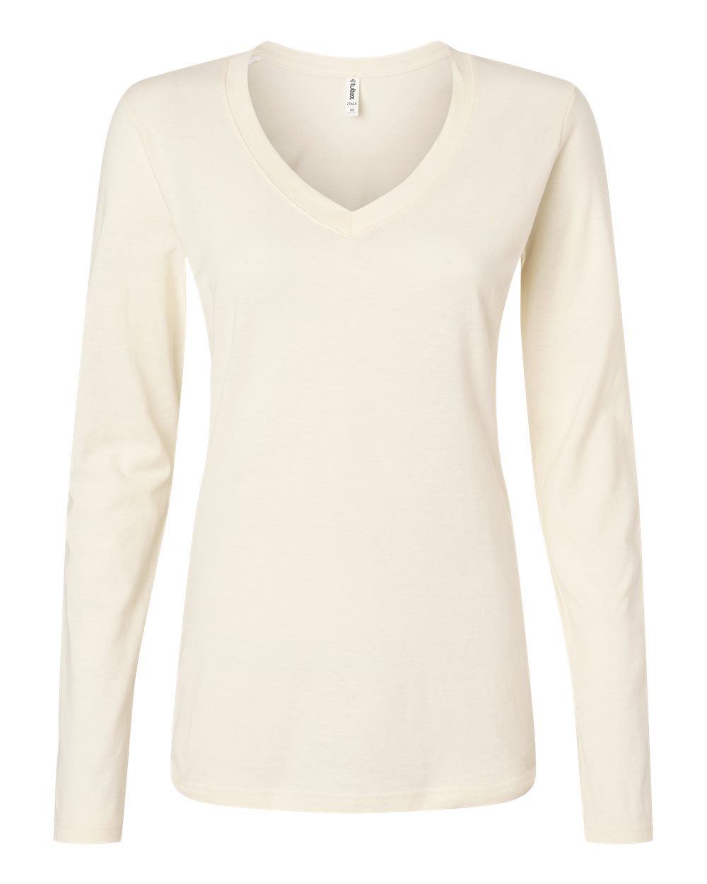 Tultex 214ls Women’s Fine Jersey T-shirt - Natural