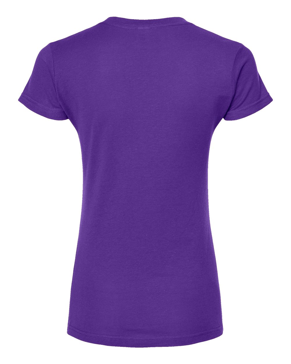 Tultex 214m Women’s Fine Jersey V-neck T-shirt - Purple