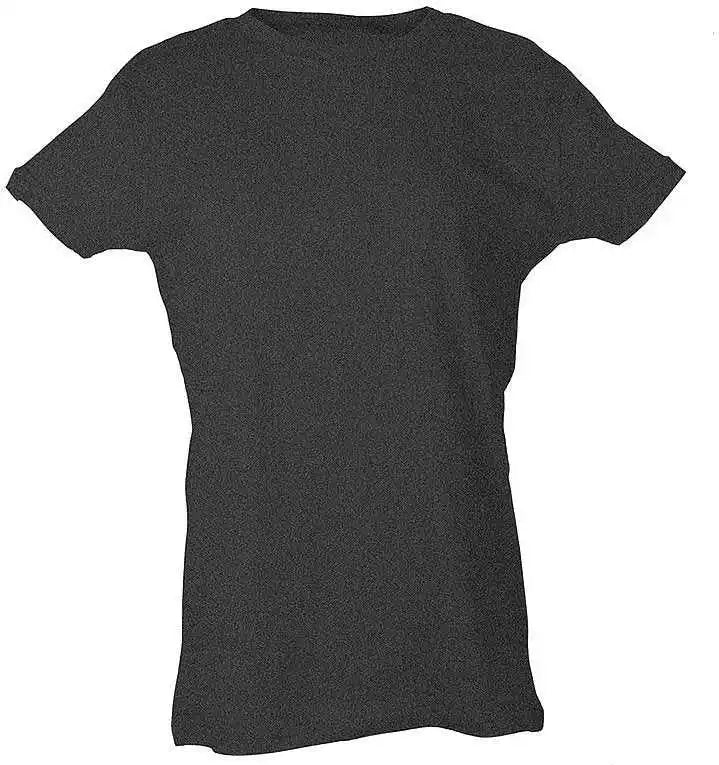 Tultex 216 Women’s Classic Fit Fine Jersey T-shirt - Heather Charcoal