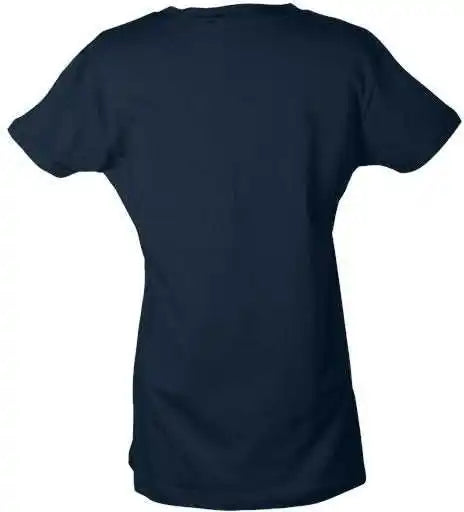Tultex 216 Women’s Classic Fit Fine Jersey T-shirt - Navy