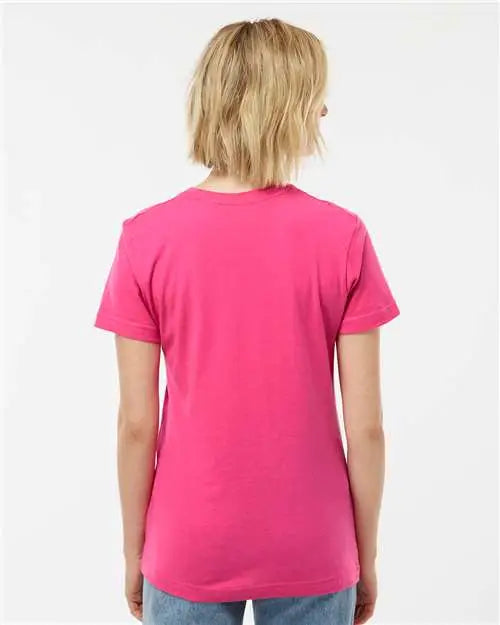 Tultex 216m Women’s Fine Jersey Classic Fit T-shirt - 216 - Fuchsia