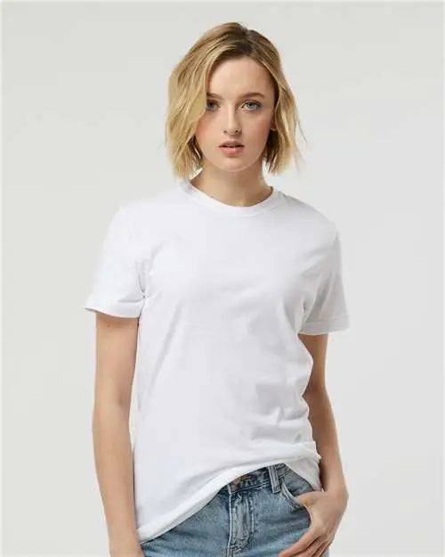 Tultex 216m Women’s Fine Jersey Classic Fit T-shirt - 216 - White