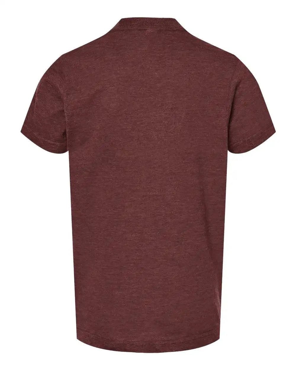 Tultex 235 Youth Fine Jersey T-shirt - Heather Burgundy - Xs