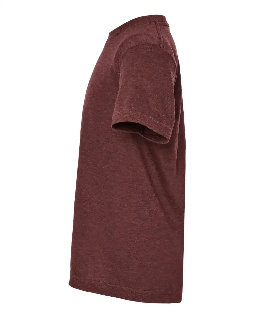 Tultex 235 Youth Fine Jersey T-shirt - Heather Burgundy