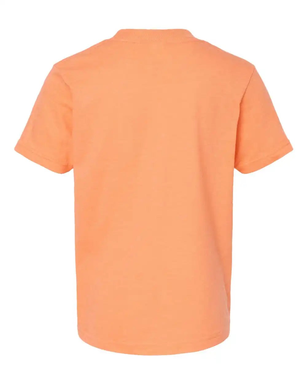 Tultex 235 Youth Fine Jersey T-shirt - Heather Cantaloupe - Xs