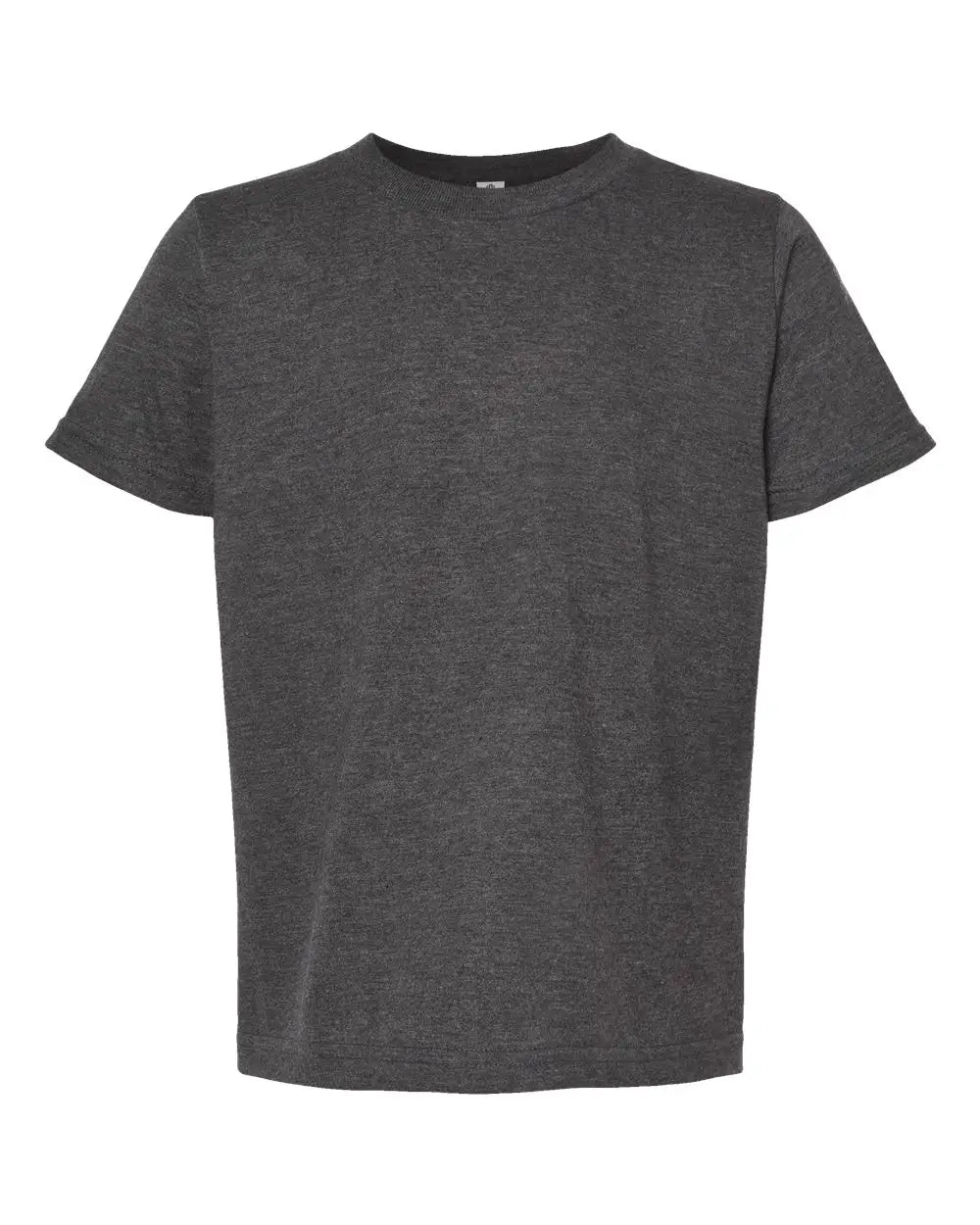 Tultex 235 Youth Fine Jersey T-shirt - Heather Charcoal