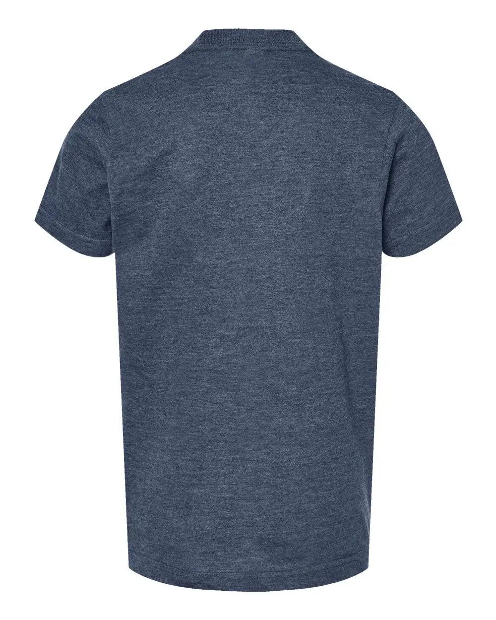 Tultex 235 Youth Fine Jersey T-shirt - Heather Denim - Blue / Xs