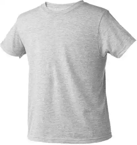Tultex 235 Youth Fine Jersey T-shirt - Heather Grey