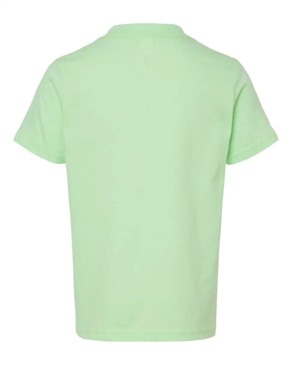 Tultex 235 Youth Fine Jersey T-shirt - Heather Neo Mint