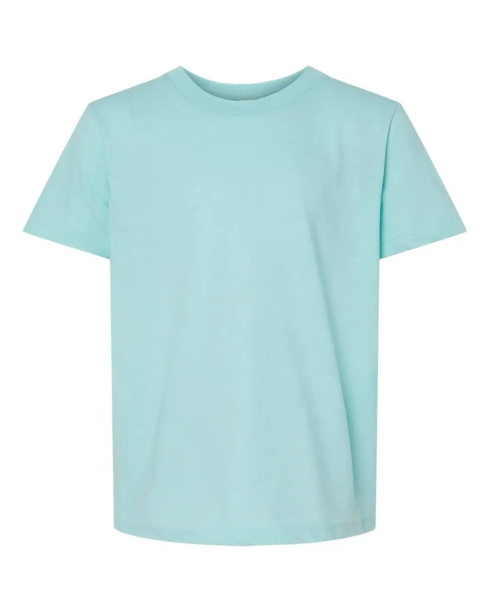 Tultex 235 Youth Fine Jersey T-shirt - Heather Purist Blue