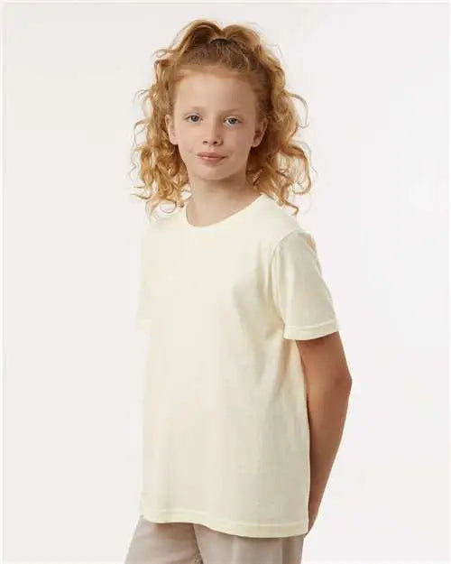 Tultex 235 Youth Fine Jersey T-shirt - Natural