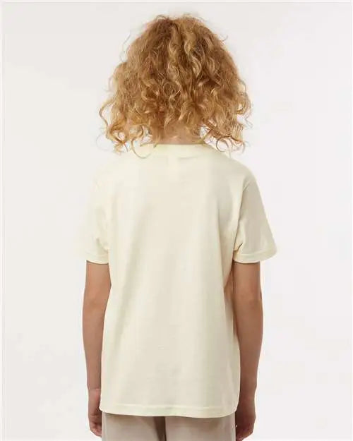 Tultex 235 Youth Fine Jersey T-shirt - Natural