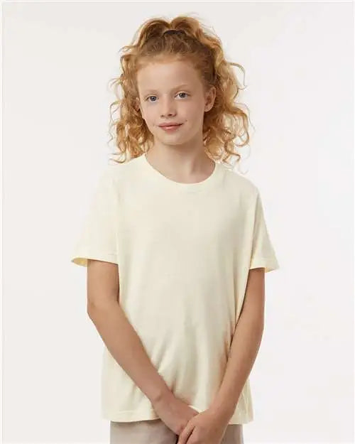 Tultex 235 Youth Fine Jersey T-shirt - Natural