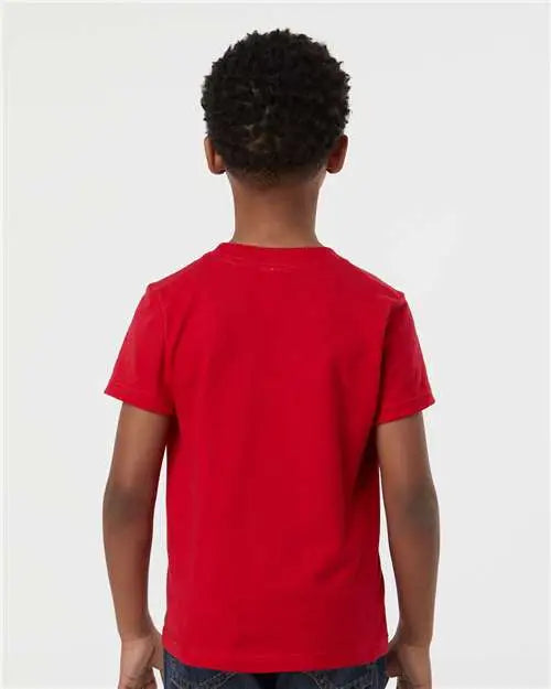 Tultex 235 Youth Fine Jersey T-shirt - Red