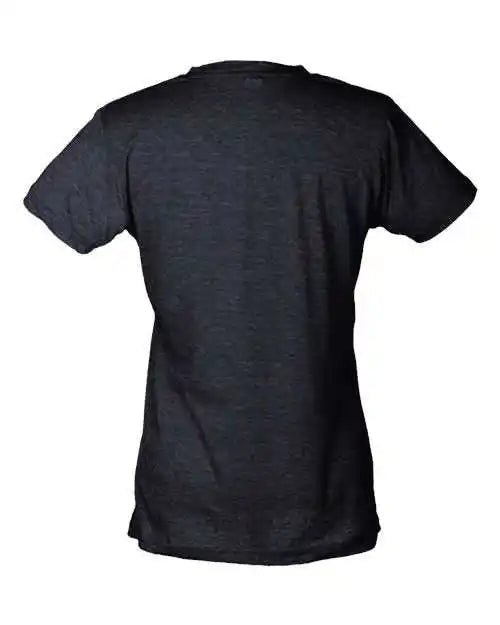 Tultex 240 Women’s Poly Rich Slim Fit t Shirt Heather Graphite