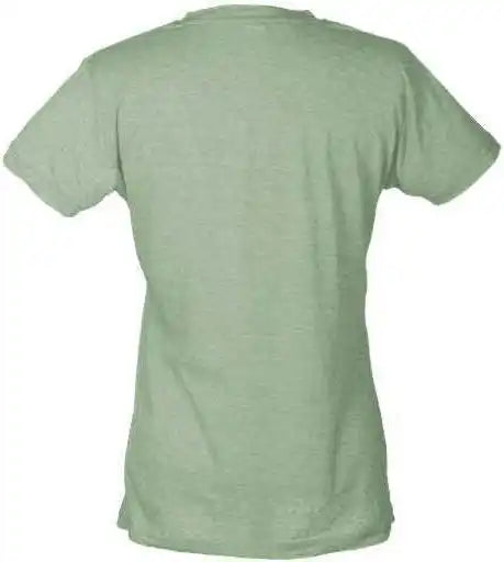 Tultex 240 Women’s Poly-rich Slim Fit T-shirt - Heather Green