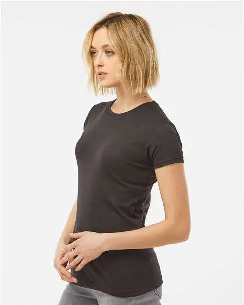 Tultex 240m Women’s Poly-rich T-shirt - 240 - Black