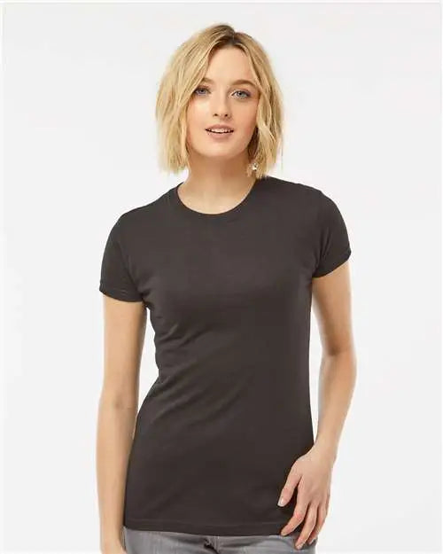 Tultex 240m Women’s Poly-rich T-shirt - 240 - Black