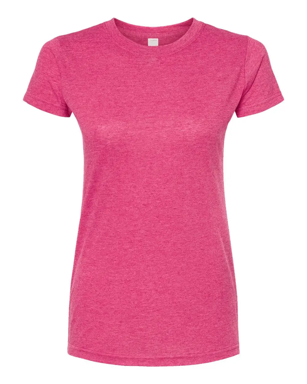 Tultex 240m Women’s Poly-rich T-shirt - 240 - Heather Fuchsia - Ladies Xs