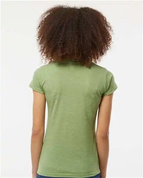Tultex 240m Women’s Poly-rich T-shirt - 240 - Heather Green