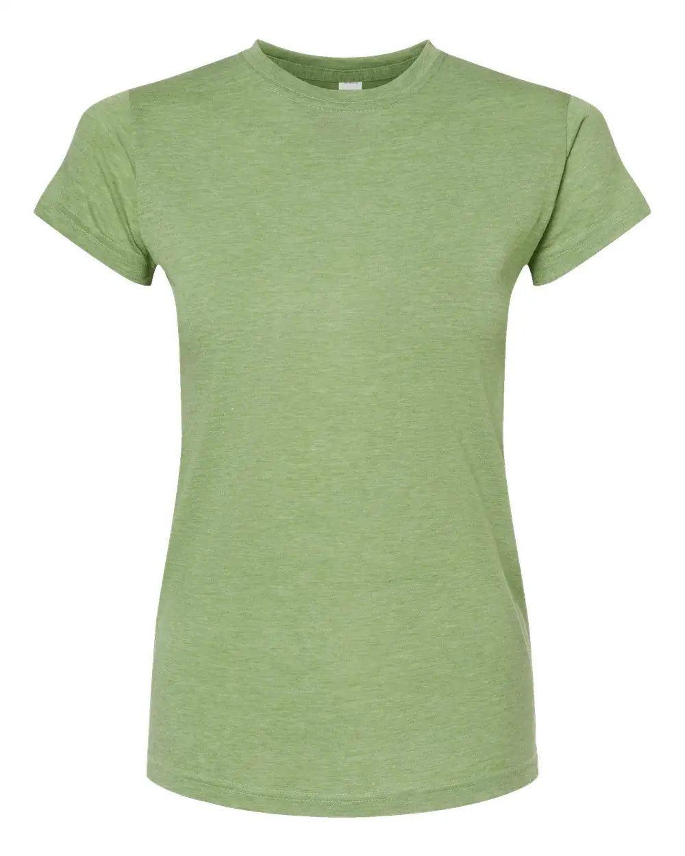 Tultex 240m Women’s Poly-rich T-shirt - 240 - Heather Green - Ladies Xs