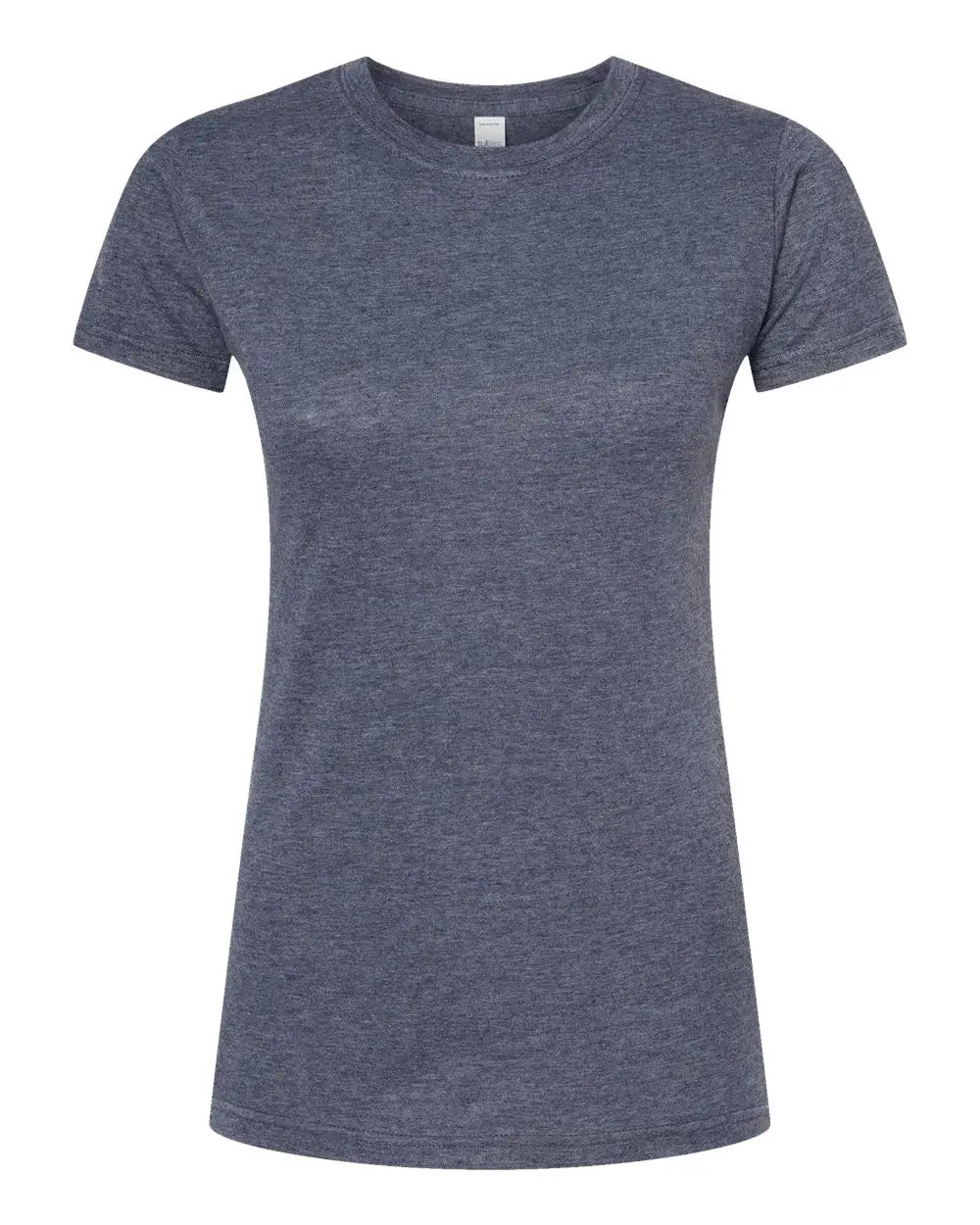 Tultex 240m Women’s Poly-rich T-shirt - 240 - Heather Navy - Ladies Xs