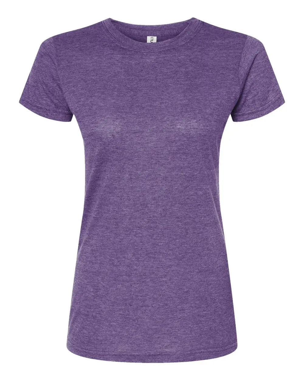 Tultex 240m Women’s Poly-rich T-shirt - 240 - Heather Purple - Ladies Xs