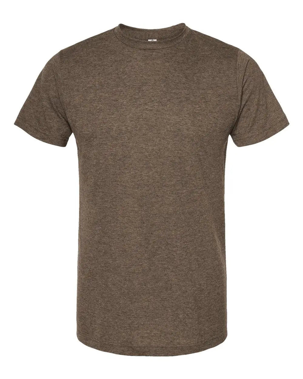 Tultex 241 Poly-rich T-shirt - Heather Brown