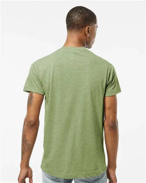 Tultex 241 Poly-rich T-shirt - Heather Green