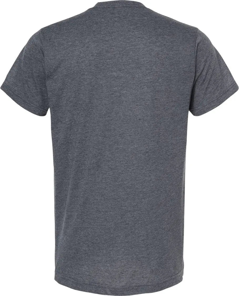 Tultex 241 Poly-rich T-shirt - Heather Navy