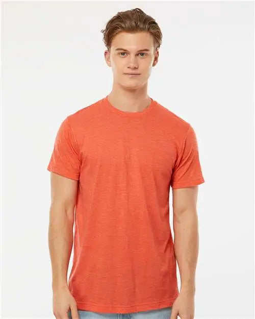 Tultex 241 Poly-rich T-shirt - Heather Orange