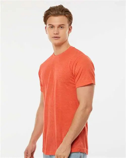 Tultex 241 Poly-rich T-shirt - Heather Orange