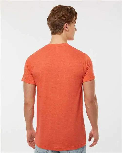 Tultex 241 Poly-rich T-shirt - Heather Orange