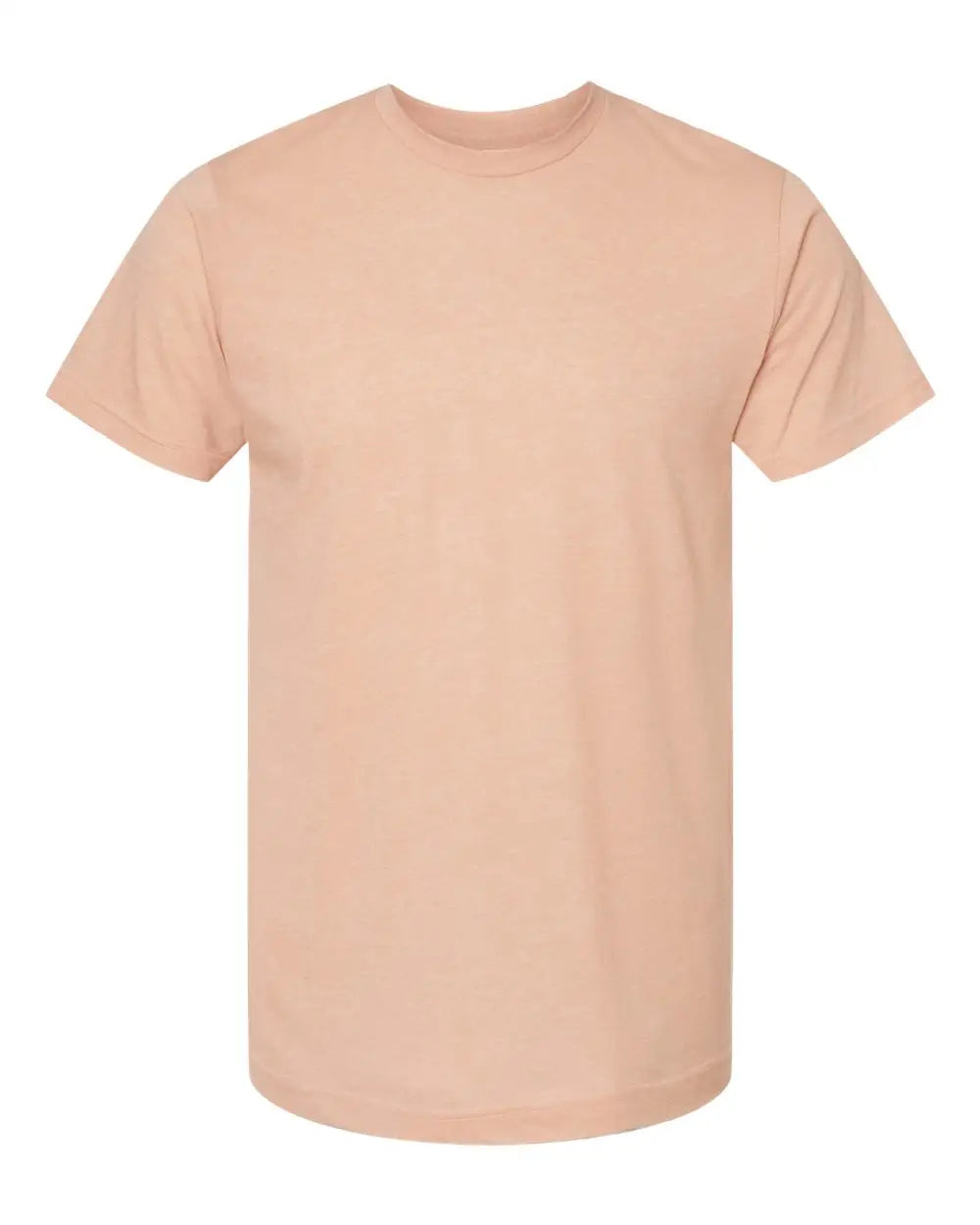 Tultex 241 Poly-rich T-shirt - Heather Peach - Coral / Xs