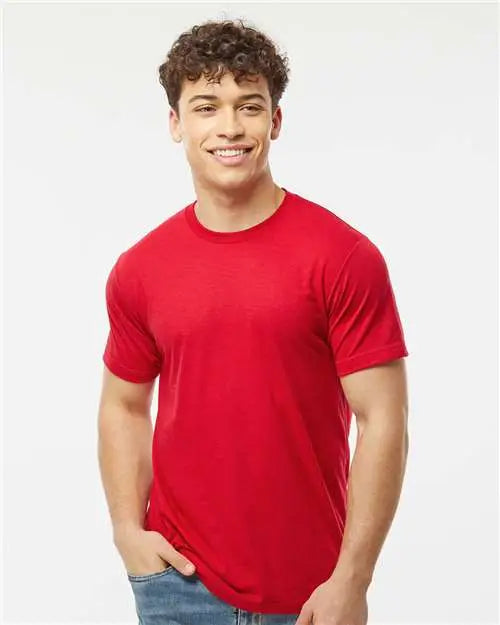 Tultex 241 Poly-rich T-shirt - Red
