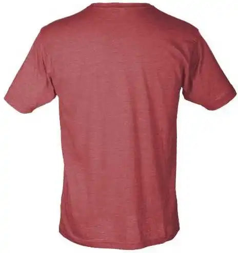 Tultex 241 Unisex Poly Rich t Shirt Heather Burgundy
