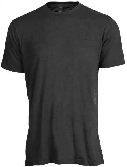 Tultex 241 Unisex Poly Rich t Shirt Heather Charcoal