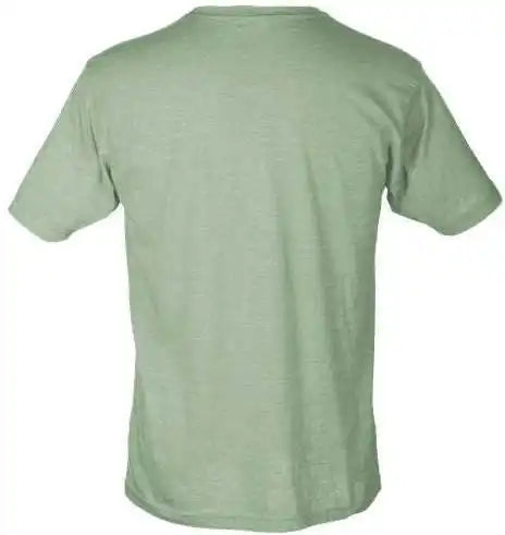 Tultex 241 Unisex Poly Rich t Shirt Heather Green