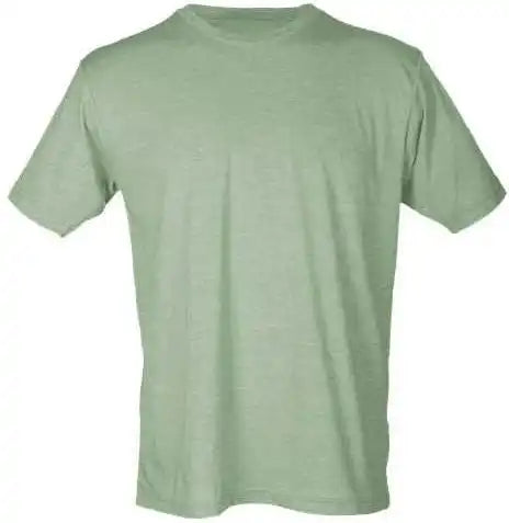Tultex 241 Unisex Poly Rich t Shirt Heather Green
