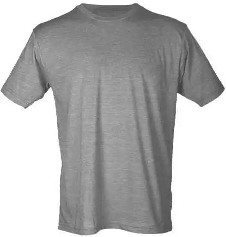 Tultex 241 Unisex Poly Rich t Shirt Heather Grey