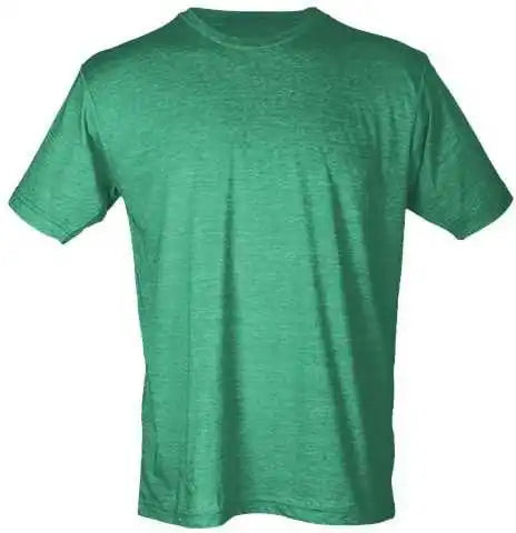 Tultex 241 Unisex Poly Rich t Shirt Heather Kelly