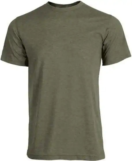 Tultex 241 Unisex Poly Rich t Shirt Heather Military Green