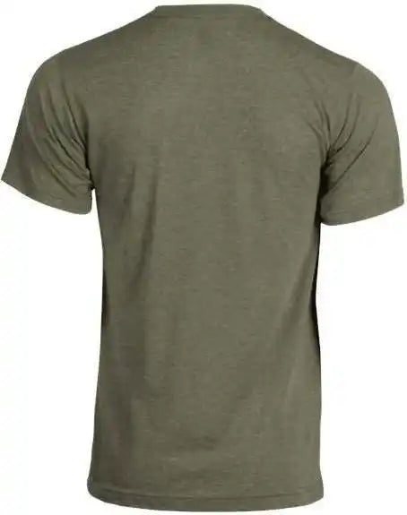 Tultex 241 Unisex Poly Rich t Shirt Heather Military Green