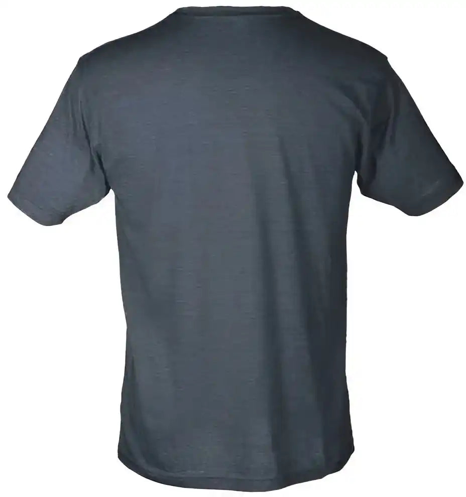 Tultex 241 Unisex Poly Rich t Shirt Heather Navy