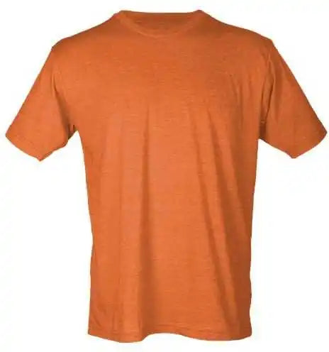 Tultex 241 Unisex Poly Rich t Shirt Heather Orange