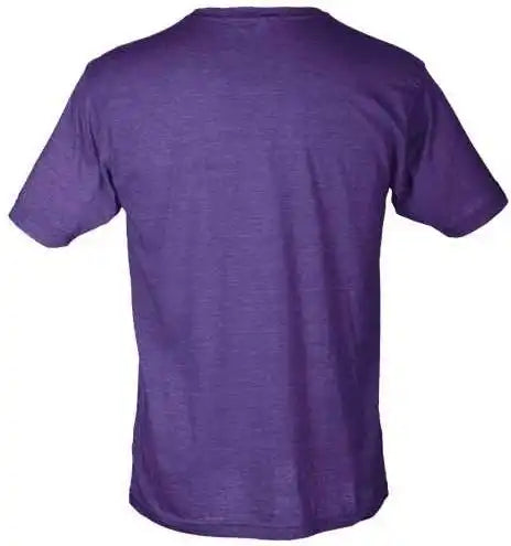 Tultex 241 Unisex Poly Rich t Shirt Heather Purple