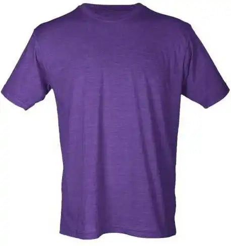 Tultex 241 Unisex Poly Rich t Shirt Heather Purple