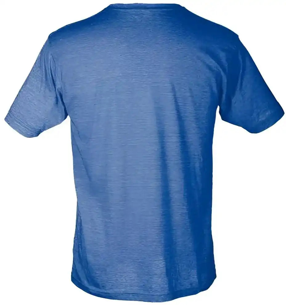 Tultex 241 Unisex Poly Rich t Shirt Heather Royal