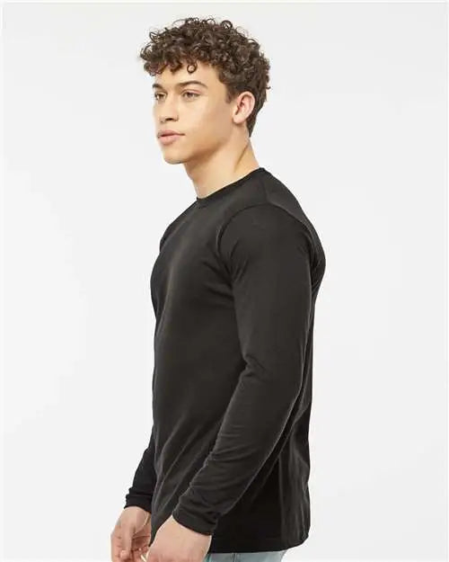 Tultex 242 Poly-rich Long Sleeve T-shirt - Black